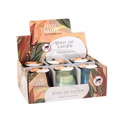 Candle Citronella in Glass 10x8.5cm 22hrs