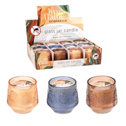 Candle Citronella in Glass 7x8cm 11hrs