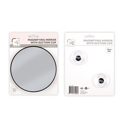 Mirror Round Magnifying Suction Cups Dia 15cm