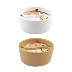 Candle Citronella in Ceramic Pot 15x7cm 12hrs