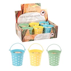 Candle Citronella in Metal Pot 10x10cm 20hrs