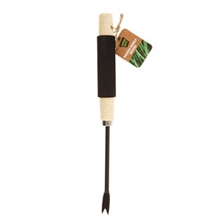 Wooden Handle Weeder w Foam Grip