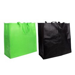 Shopping Bag PP Non Woven 2 Asstd 90gsm 60x57x24cm