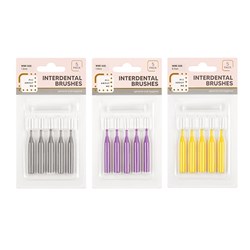 Toothbrush Interdental 5pk 3 Asst Cols