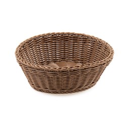 Bread Basket PP Woven Round 25x8.5cm