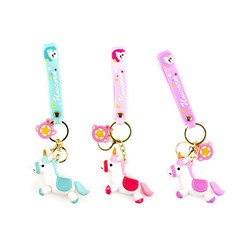 Kids Club Key Chain Unicorn 3 Asst