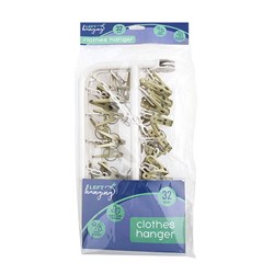 Hanger Clothes Airer Rectangle Foldable 32 Pegs