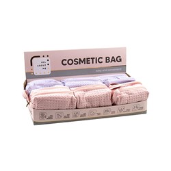 Cosmetic Bag 17.5x6.7x11cm Asst Cols