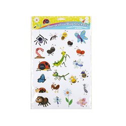 Stickers Decorative Bugs 4 Sheets Asstd Designs