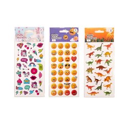 Stickers Kids Puffy 3 Asstd Designs