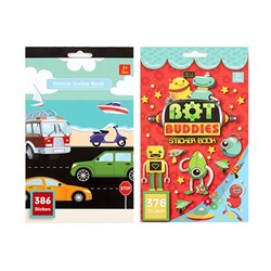 Stickers Kids Book Boys 2 Asstd Designs