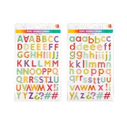 Stickers Kids Puffy Letters 2 Asstd Designs