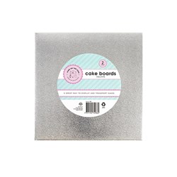 Cake 10" Square Board 2pk