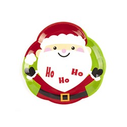 Plate Round Xmas w Print Dia 33cm