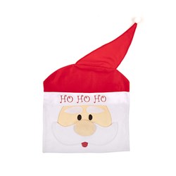 Cover Chair Xmas Santa Print 52x53cm