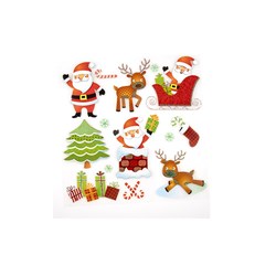 Stickers Xmas 3D Asst Designs