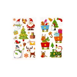 Stickers Xmas 3D Asst Designs