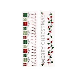 Stickers Gemstone Xmas Asst Designs