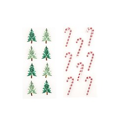 Stickers Gemstone Xmas Asst Designs