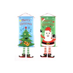 Decoration Xmas Hanging Sign "Merry Christmas" 42x74cm