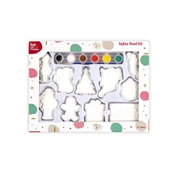 Plaster Xmas Paint Your Own 10pk Asst Designs
