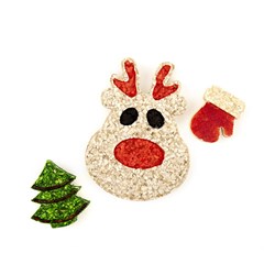 Dog Xmas Chew 3pk Rawhide