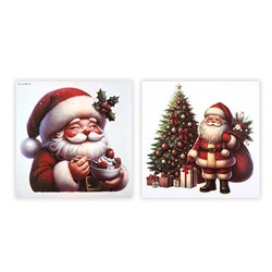 Stickers Window Xmas 30.5x30.5cm 2 Asst Designs