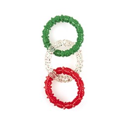Dog Toy Xmas Trio Rings Dia 9cm