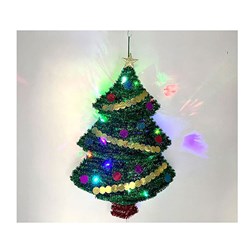 Decoration Xmas Table Tinsel Tree 39cm