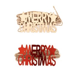 Xmas Present Topper "Merry Christmas" 3 Asst Cols