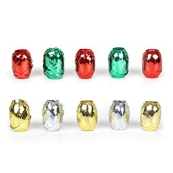 Gift Ribbon Xmas 5pk 10m 2 Asst