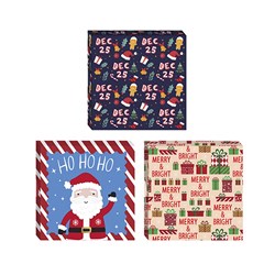 Holder Gift Card Xmas 37.5x11.6cm Asst