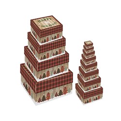 Gift Box Xmas Set 12 Rectangular