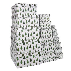 Gift Box Xmas Set 18 Rectangular