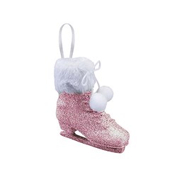 Decoration Xmas Ornaments Ice Skate 1pk Rose Gold