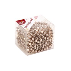 Garland Xmas w Beads 8m Rose Gold