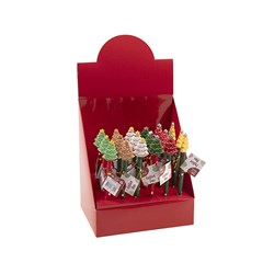 Xmas Ballpoint Pen w Tree Asst Cols