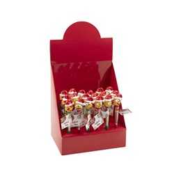 Xmas Ballpoint Pen w Emoji Face & Santa Hat