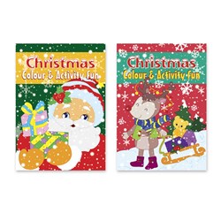 Book Colour Activity Xmas A4 32pg