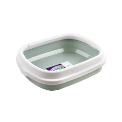 Cat Litter Tray w Rim 39.5x32x11cm