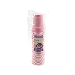 Cup 2 Tone Pink/White 450ml Pk50 (Not for WA/SA)