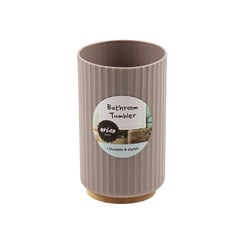 Haven PP w Bamboo Cup Tumbler Taupe 11.5cm