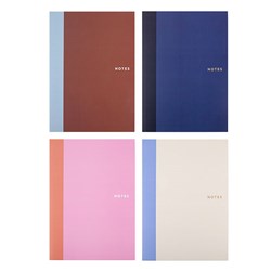 Notebook Soft Cover Printed A4 4Asst P7.1 FSC Mix Credit