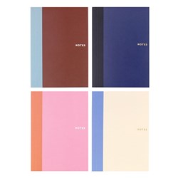 Notebook Soft Cover Printed A6 4Ast P7.1 FSC Mix Credit