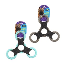 Dog Toy Ring Throw Frisbee 26cm 2 Asstd Colours