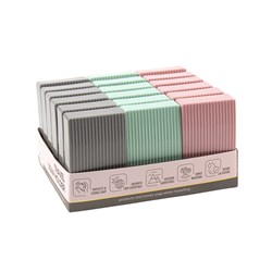 Soap Dish Travel Holder 10.5x7x3cm 3 Asst Cols