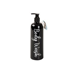 Soap Pump Dispenser Black 500mL Body Wash