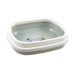 Cat Litter Tray w Rim 48x40x14cm