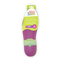 FT Insole PU Cushion 1 Pair Women Size 5-11