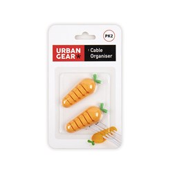 Cable Organiser Pk2 5.8x2.5x0.5cm TPR